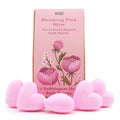Bath Heart Gift Set – 5 hartvormige badbruisbommen Blooming Pink Bliss - Opgezette Werelden